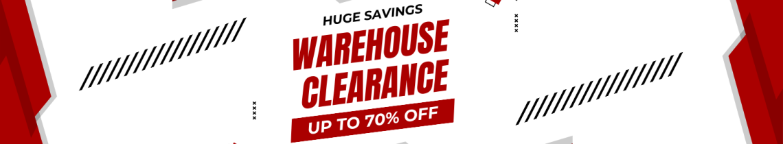 Warehouse Clearance Page Banner